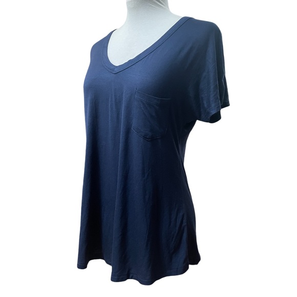 ⚠️4/$15⚠️NEW Honeydew Lounge Top Navy Size Medium PJ Pajama Pyjama - Picture 3 of 6